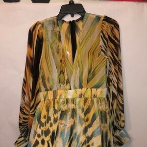 Sexy & Printed Full Split Dress